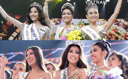 Top 3 "Hoa hậu Hoàn vũ VN 2017" toàn "Next Top Model" thì 2 năm sau, sân chơi nhường lại cho "Hoa khôi Áo dài"