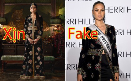 "Phốt" lớn đầu năm: Hoa hậu Hoàn vũ 2018 bị tố mặc váy nhái đến New York Fashion Week