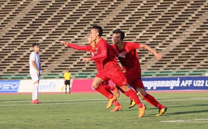 Lội ngược dòng trước U22 Philippines chỉ trong 4 phút, U22 Việt Nam có chiến thắng đầu tiên trong lịch sử tại giải U22 ĐNA