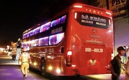Tài xế điều khiển xe khách dương tính ma tuý chống đối CSGT