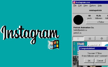 Nếu Instagram được phát minh vào năm 1995, đây sẽ là diện mạo "dữ dội" đủ khiến ai cũng phải trầm trồ