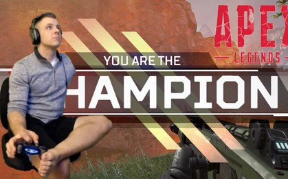 Khó tin: Bị mất 1 tay, game thủ Apex Legends vẫn giành thắng lợi bằng cách dùng chân thay thế