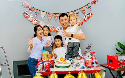 Ốc Thanh Vân tự tay chuẩn bị tiệc sinh nhật cho con trai út tại nhà riêng
