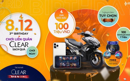 Mừng sinh nhật 3 tuổi, Liên Quân Mobile tung danh sách cơn mưa quà tặng trị giá hàng trăm triệu đồng dành cho người chơi