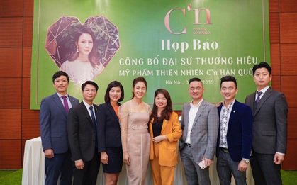 Diễn viên Hồng Diễm “nhập vai” đại sứ mỹ phẩm thiên nhiên C’n Hàn Quốc