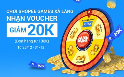 Liên kết Ví AirPay trên Shopee, nhận ngay gói ưu đãi 200K “xài thả ga” chờ thưởng về từ 26-31/12