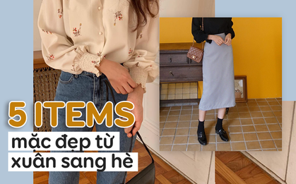Sở hữu những item này sẽ giúp các nàng mặc đẹp từ xuân sang hè