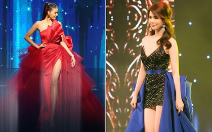 Đêm Hội Chân Dài 12: Không diễn kiểu Victoria's Secret, Ngọc Trinh đằm thắm đến lạ khi catwalk với đầm dạ hội