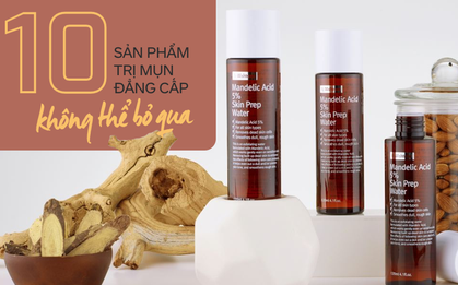 10 sản phẩm trị mụn đỉnh cao, đang làm mưa làm gió trong lĩnh vực skincare mà bạn không thể bỏ qua