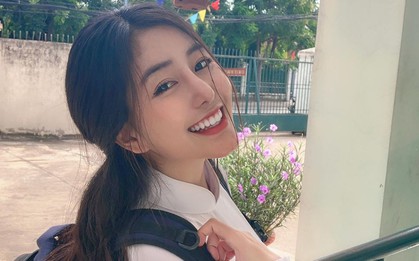 Võ Ngọc Trân khoe đạt giải nhì HSG Văn cấp thành phố: Người đâu đã xinh, biết kinh doanh lại học giỏi thế!