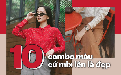 Học thuộc lòng ngay những cặp màu sắc "đỉnh cao" này để trình mix đồ của bạn được nâng lên level mới