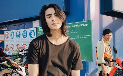 Hot boy Thái Lan nuôi tóc dài như "bà thím" khiến các cô gái phải thốt lên: Đẹp thì làm gì cũng đẹp!