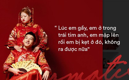 Ngôn tình có thật của cặp đũa lệch nổi tiếng nhất Trung Quốc: Mập lên rồi em bị kẹt ở tim anh, không ra được nữa!