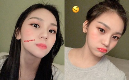 Gái xinh luôn đúng: Umji (Girlfriend) makeup theo kiểu vừa được hôn má , netizen vẫn khen chứ chẳng chê
