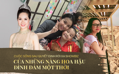 Cuộc sống của những nàng Hậu sau quyết định rời xa showbiz: Người hạnh phúc bên gia đình, người miệt mài theo đuổi ước mơ