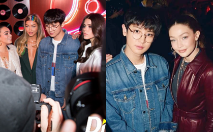Cao tận 1m85, Chanyeol sao lại như nhóc tỳ bên Gigi Hadid và dàn mỹ nhân Hollywood thế này?