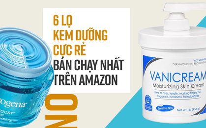 Điểm mặt 6 sản phẩm kem dưỡng giá rẻ bán chạy nhất trên Amazon