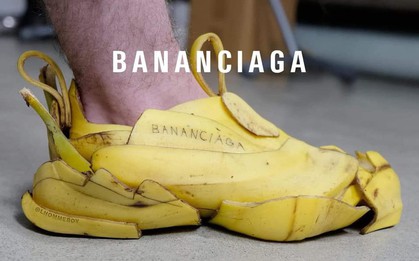 Hot nhất trên mạng hôm nay là đôi giày Balenciaga làm từ vỏ chuối: Có tiền cũng không mua được đâu!