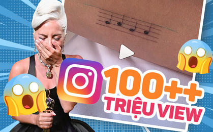 Thật khó tin: Đăng video khoe hình xăm "sương sương", Lady Gaga lập kỷ lục video 104 triệu view trên Instagram