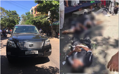 Ô tô Lexus biển 6666 lao vào đám tang làm 3 người chết, nhiều người bị thương nằm la liệt