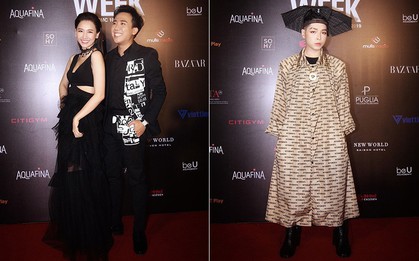 Tuần lễ thời trang ngày cuối: Hari Won khoe ngực đầy bên Trấn Thành, nhưng không hot bằng “combo tránh mưa” của Đức Phúc