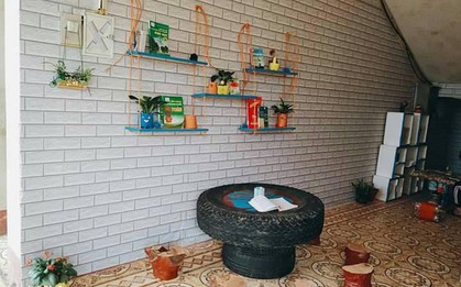 Ngôi trường ở Bắc Giang biến một nơi không ai ngờ tới và những thứ bỏ đi thành khu học tập cho học sinh khiến ai cũng trầm trồ