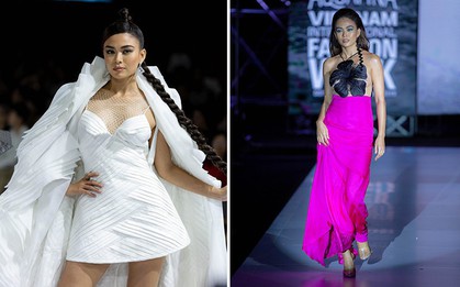 Mâu Thuỷ lập “cú đúp vedette” trong đêm cuối Aquafina Vietnam International Fashion Week Xuân Hè 2019