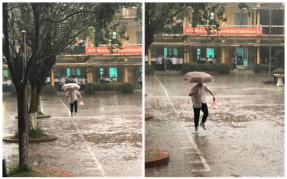 Hình ảnh đáng yêu về cậu bạn đội mưa mua bữa sáng cho người thương, đi đâu để tìm lại tình yêu học trò trong trẻo như thế?