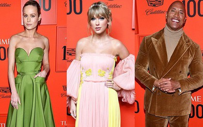 Thảm đỏ quyền lực Time 100: Taylor Swift khoe ngực khủng bên "Captain Marvel" và dàn siêu sao, BTS đâu mất rồi?