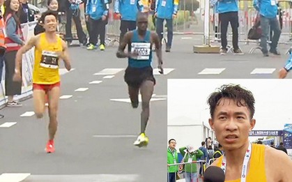 Đang thi chạy thì bị tiêu chảy, nam vận đông viên vẫn băng băng về đích đầu tiên