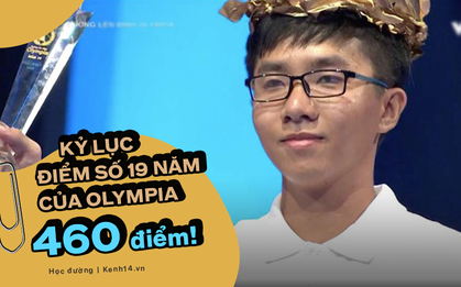 Nam sinh Cần Thơ phá lỷ lục điểm số 19 năm của Olympia, đạt 460 điểm
