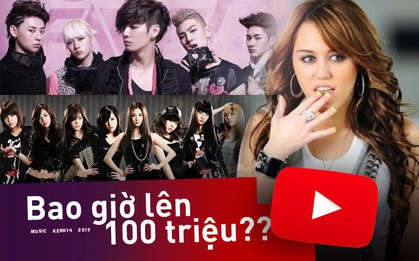 Cần thuê đội cày view gấp: Cả 3 MV của Miley Cyrus, SNSD và NU'EST đều ở ngưỡng cửa số 99, mãi không lên nổi 100 triệu view