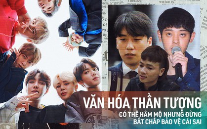 Vấn đề văn hóa thần tượng quá đà, ngày càng lệch chuẩn: Có thể hâm mộ tấm gương sáng, đừng bất chấp bảo vệ cái sai!