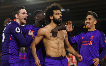 "Vua Ai Cập" rực sáng, Liverpool tái chiếm ngôi đầu bảng Ngoại hạng Anh từ tay Man City