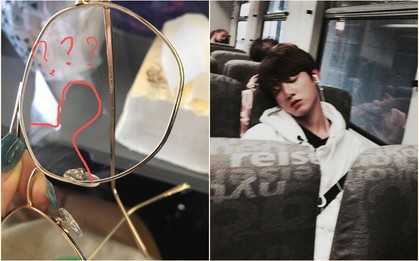 Đỉnh cao mê trai: Chỉ nhờ cái bóng phản chiếu vào mắt kính, fangirl cũng phát giác ra hot boy trên tàu điện ngầm