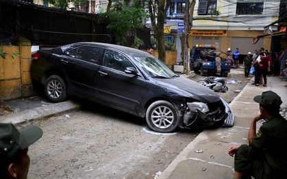 Đã có thông tin về nữ tài xế lùi xe Camry tông tử vong người phụ nữ đi xe máy ở Hà Nội