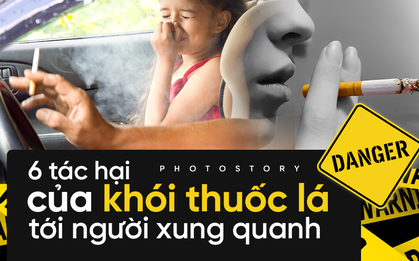 Khói thuốc lá và những tác hại nghiêm trọng đến sức khoẻ của những người xung quanh