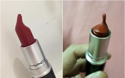 Bộ sưu tập những thỏi son "dị dạng" của hội con gái: Đây là cách dùng son của người ngoài hành tinh?