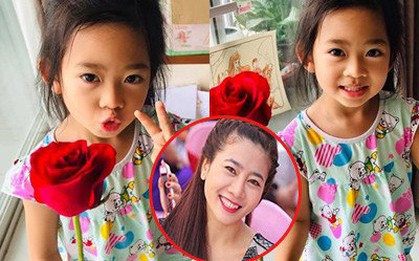 Mai Phương hạnh phúc khoe con gái 5 tuổi đã cực tâm lý, biết tặng hoa trong "Ngày của mẹ"