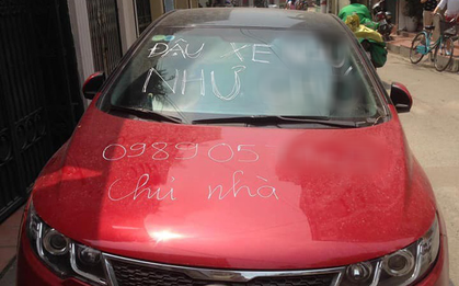 Chuyện xế hộp đỗ chắn cửa nhà bị gia chủ dùng bút xóa "trừng phạt" gây tranh cãi trên MXH
