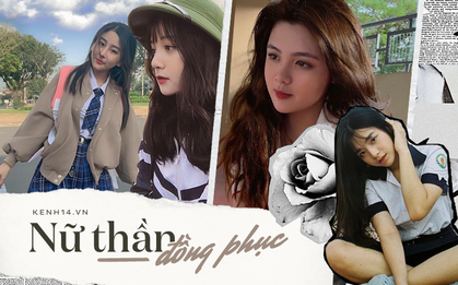 Thế nào là đẹp đẳng cấp? Là mặc đồng phục thôi mà cũng đủ nổi nhất trường, nam sinh cùng khối tôn làm hot girl
