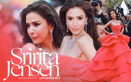 Ngày thứ 2 Cannes xuất hiện nữ thần nhan sắc chặt chém thảm đỏ, khiến "Phạm Băng Băng Thái Lan" chịu lép vế