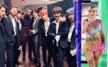 Nhìn lại các khoảnh khắc hiếm có tại BBMAs 2019: Drake ngơ ngác tìm BTS, Taylor Swift như "fangirl" trước màn biểu diễn của Mariah Carey