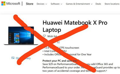 Hết bị Google nghỉ chơi, Huawei lại đang trên bờ vực tẩy chay khỏi cửa hàng Microsoft