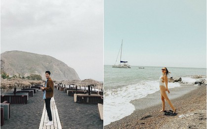 Đến Santorini - Hy Lạp mà không check-in tại bãi biển cát đen này thì xem như phí cả chuyến đi