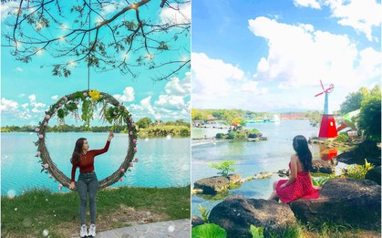 "Hot hòn họt" công viên Suối Mơ ngay sát Sài Gòn: Lên hình có vẻ ảo đấy nhưng ngoài đời có phải hơi sến không?