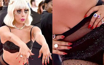 Nhăm nhe búng tay chinh phục Met Gala 2019, Lady Gaga đeo 5 viên "đá vô cực" siêu khủng trị giá 40 tỷ
