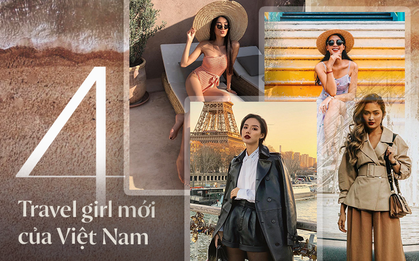 Điểm danh 4 "gương mặt vàng trong làng travel girl" mới nổi: Ai cũng xinh đẹp, có gu và đi du lịch nhiều như đi chợ