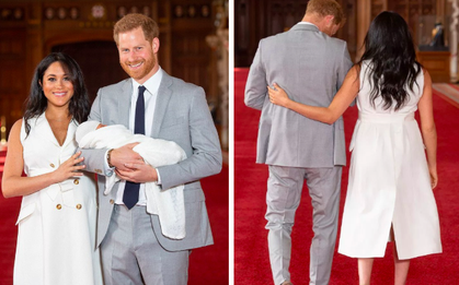 Hóa ra đằng sau hành động bế con của Hoàng tử Harry thay cho vợ và Meghan đặt tay sau lưng chồng lại mang nhiều ý nghĩa đến vậy