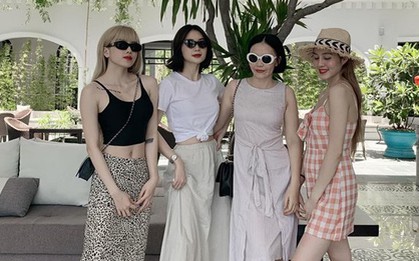 Hội chị em nhà Thiều Bảo Trang chung một khung hình: Sắc vóc một chín một mười, cô chị hai đang mang thai vẫn xinh đẹp khó rời mắt!